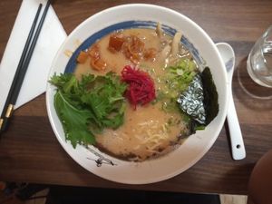 Ramen vegano at Damura in Valencia