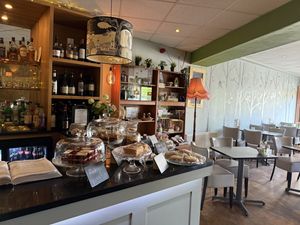 Bar and dining roomm  at Brodies in Moffat