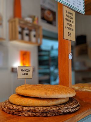 Focaccia at Toscanaccio in Madrid
