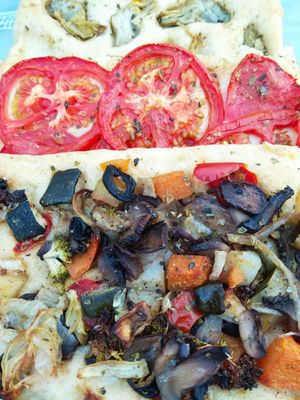 Focaccia at Toscanaccio in Madrid