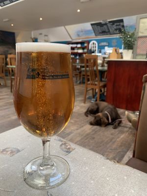 House lager  at The Village Rest in Luss