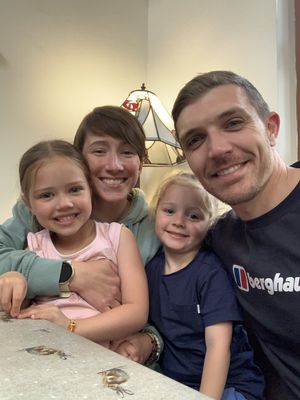 Me, Karen, Eva~Greene & Milo  at The Village Rest in Luss