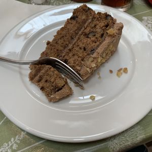 Vegan banana cake at The Village Rest in Luss