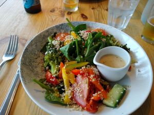 Quinoa salad at Tullie Inn in Balloch