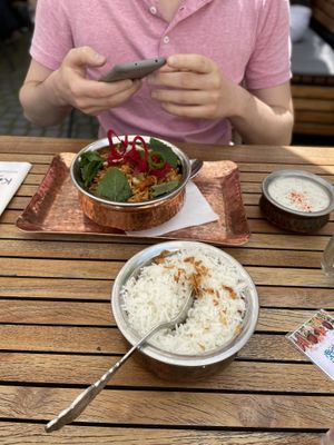 Vegan food at Karma in Konstanz