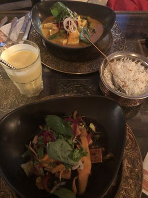 vegetarian and vegan paneer at Karma in Konstanz