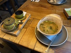 miso soup with tea  at Umami Sushi & Grill in Konstanz