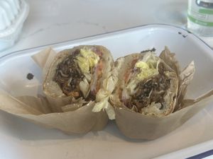PO Boy mushroom sandwich   at Pushkin's in Roseville