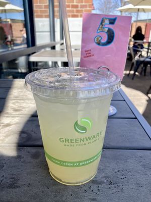 Sparkling lemonade with many flavor options 🍋 😋   at Pushkin's in Roseville