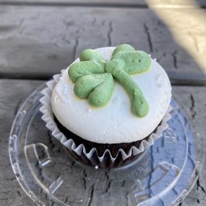 Holiday mini cupcake - vegan cupcake perfection!  at Pushkin's in Roseville