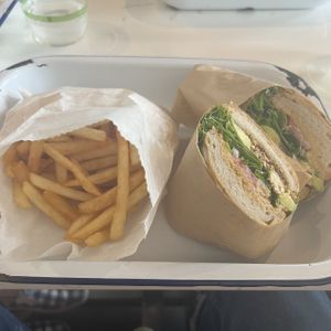 #4 With Fries  at Pushkin's in Roseville