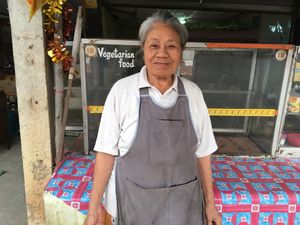   at Kao Man Kai Jay Vegan in Chiang Dao