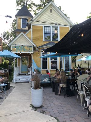 Outside at The Hyde House in Boise