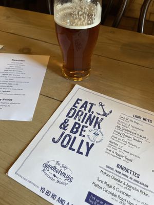  at The Jolly Sailors in Brancaster Staithe
