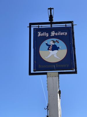   at The Jolly Sailors in Brancaster Staithe