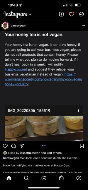   at Bam's Vegan in Dallas