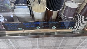 vegan options1  at Accademia del Gelato in Udine