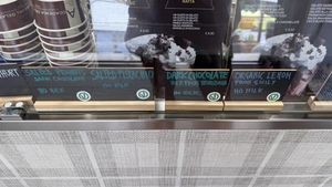 vegan options2  at Accademia del Gelato in Udine