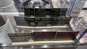 vegan options3  at Accademia del Gelato in Udine