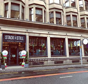 Outside at Stack & Still - George St in Glasgow