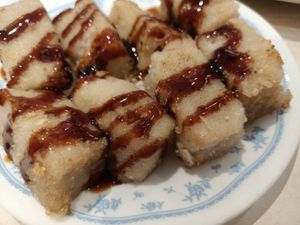 Radish patty at Tea Master in Fortitude Valley
