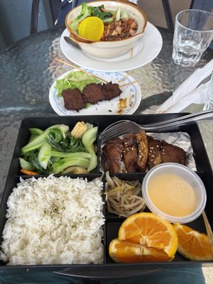 Vegetarian roast duck set (vegan)  at Tea Master in Fortitude Valley