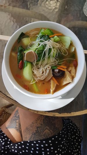"Chicken" noodle soup at Tea Master in Fortitude Valley