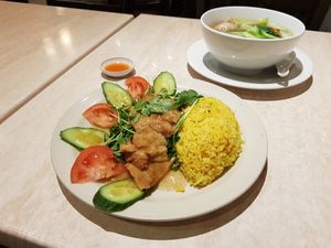 Vegan Hainan chicken rice at Tea Master in Fortitude Valley