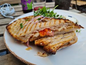 Cheese sandwich at Flax in Malmo