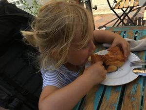 Vegan croissant at Flax in Malmo
