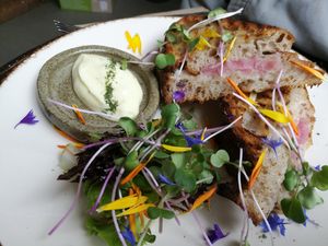 Grilled Cheese Sandwish at Flax in Malmo