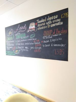 Menu at Cosy Time in York