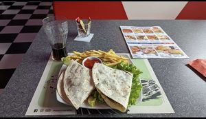 Vegan quesadilla   at America Graffiti in Brescia