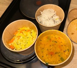 Takeaway thali   at Lungi Babas in Frome