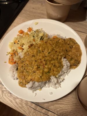 Takeaway thali   at Lungi Babas in Frome