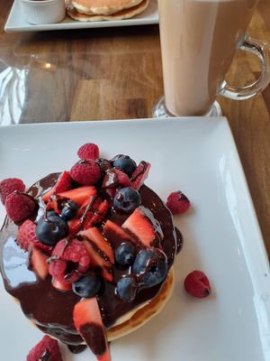 Sweet treat at Yanto's Pancake House in Gloucester