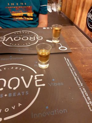 Nocciola's digestive at Groove in Genoa