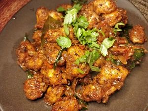 BABY CORN VARUVAL
Baby Corn tossed with spices and stir fried. at Podi & Poriyal in Central Singapore