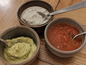 condiments at Podi & Poriyal in Central Singapore