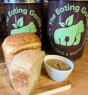 The Eating Gorilla. Vegan Cafe at The Eating Gorilla in Penrhyndeudraeth