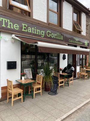 The Eating Gorilla. Vegan Cafe at The Eating Gorilla in Penrhyndeudraeth