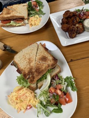 BLTs and cauli wings at The Eating Gorilla in Penrhyndeudraeth