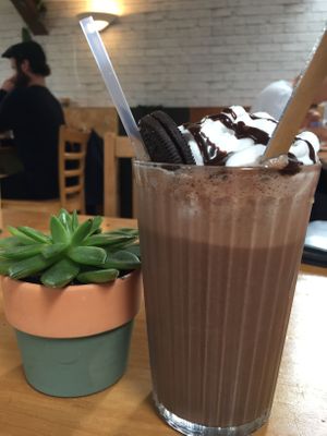 cookies and cream milkshake at The Eating Gorilla in Penrhyndeudraeth