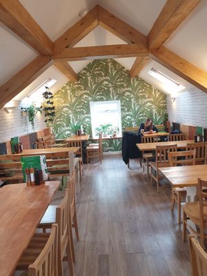 Inside at The Eating Gorilla in Penrhyndeudraeth