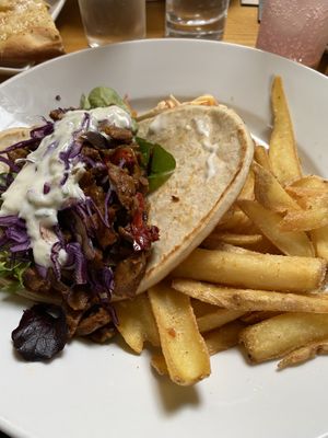 Greek Style Gyros   at The Eating Gorilla in Penrhyndeudraeth