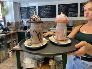 Freakshakes  at The Eating Gorilla in Penrhyndeudraeth