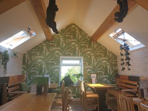 Upstairs at The Eating Gorilla in Penrhyndeudraeth