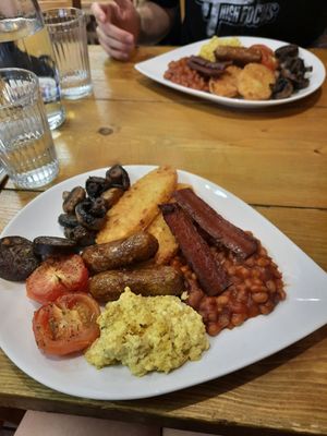 The best breakfast! at The Eating Gorilla in Penrhyndeudraeth