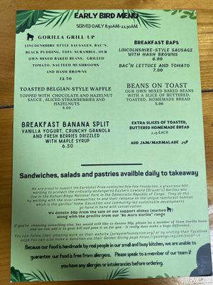 New Menu 2   at The Eating Gorilla in Penrhyndeudraeth