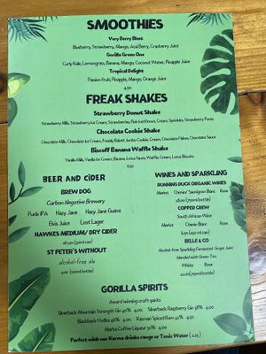 New Menu 4   at The Eating Gorilla in Penrhyndeudraeth